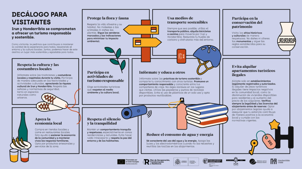 decalogo-visitantes-Irun-Hondarribia-CAS